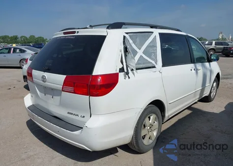 2004 Toyota Sienna Le z USA, uszkodzony, nr VIN 5TDZA23C34S023992